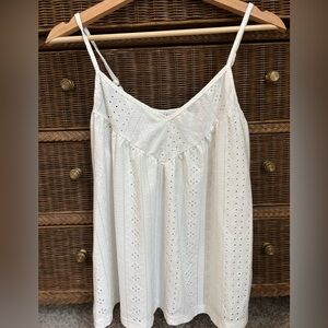 Cupshe White Embellished Sleeveless Camisole